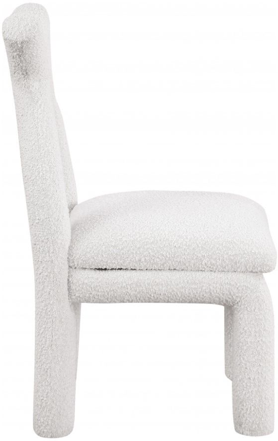 Meridian Furniture Xena Cream Upholstered Dining Side Chair-2
