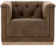 Four Hands Maxx Umber Gray Swivel Chair-1
