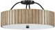 Currey & Company Tetterby Taupe Semi-Flush Lighting-1