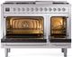 Ilve® Nostalgie II Series 48" Stainless Steel Pro Style Dual Fuel Range-1
