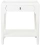 Bassett® Furniture Mayfair Porcelain White Bedside Table -1