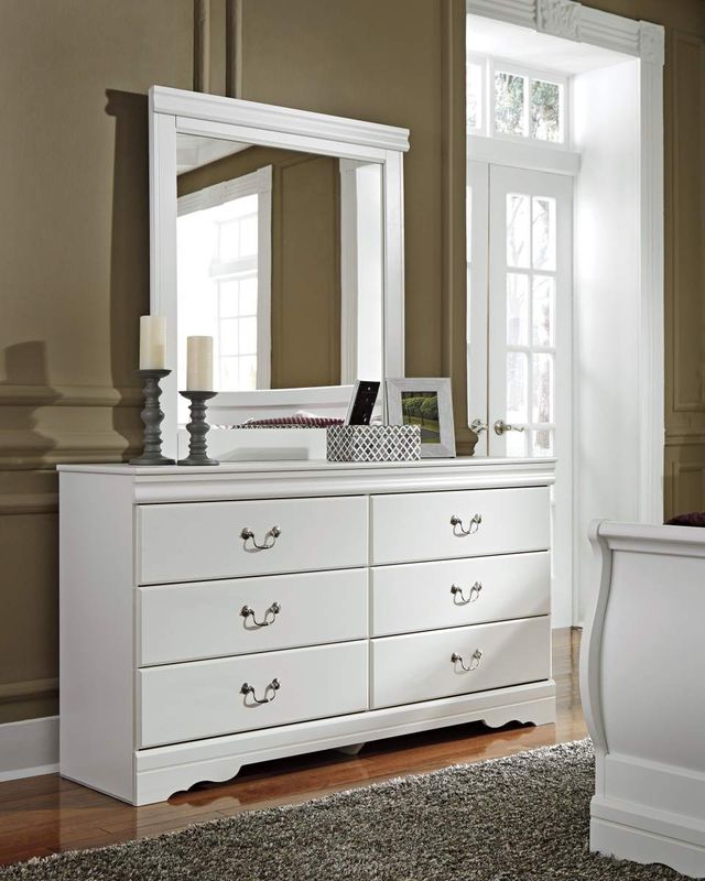 Signature Design by Ashley® Anarasia White Dresser and Mirror-2
