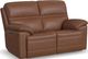 Flexsteel® Jackson Whiskey Power Reclining Loveseat with Power Headrests-0