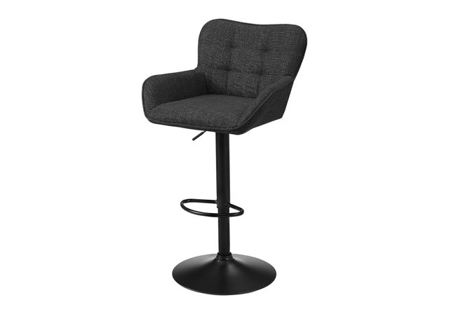 Monarch Specialties Inc. 2-Piece Black Adjustable Swivel Counter Stool Set-0