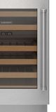 Sub-Zero® Designer Stainless Steel Undercounter Glass Door Panel with Pro Handle-1