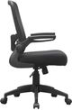 Presidential Seating Boss Black Flip Arm Task Chair-5