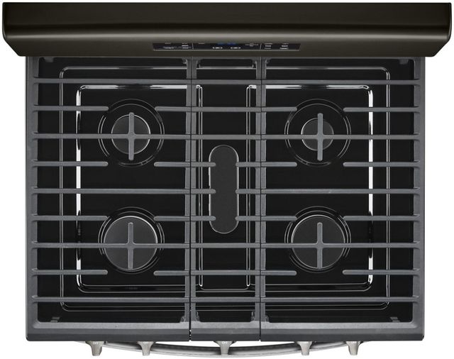 Whirlpool® 30" Free Standing Gas Range-Fingerprint Resistant Black Stainless-3