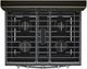 Whirlpool® 30" Free Standing Gas Range-Fingerprint Resistant Black Stainless-3