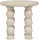 Classic Home Adir Cream Round End Table-2