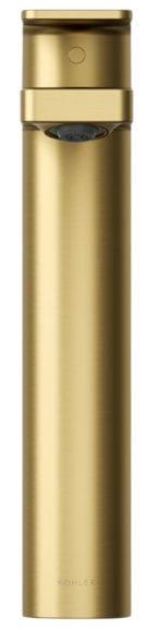 KOHLER® Parallel® Vibrant Brushed Moderne Brass 1.0 GPM Tall Single-Handle Bathroom Sink Faucet-4