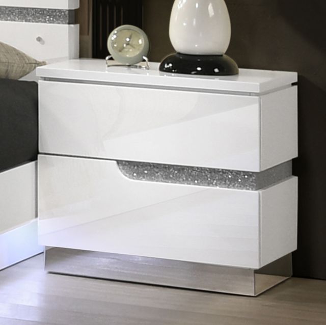 New Classic® Home Furnishings Paradox White Nightstand-1