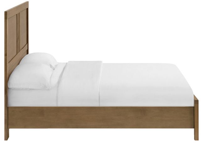 Whittier Wood® Furniture Bailey Nutmeg California King Panel Bed-3