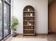 International Furniture Direct Natural Parota Brown 79" Bookcase-1