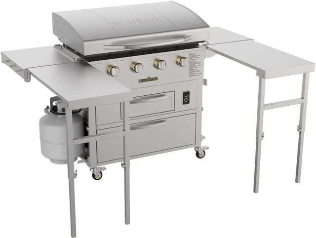 Blackstone® 4-Burner Stainless Steel Freestanding Liquid Propane Grill-0