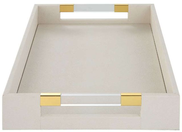 Uttermost® Wessex White Tray-3