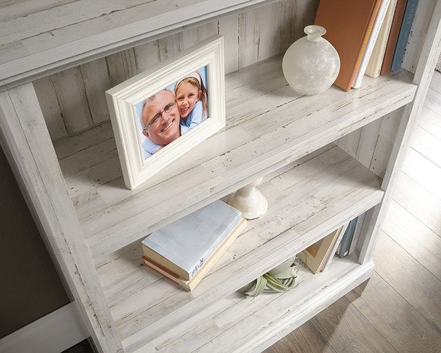 Sauder® Select White Plank® 3-Shelf Bookcase-3