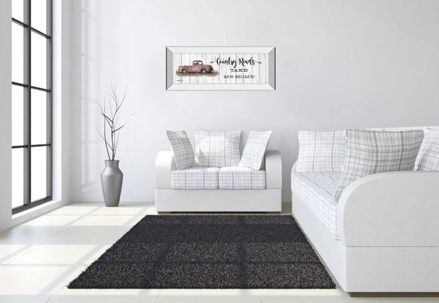 Classy Art Take Me Home Country Roads by Billy Jacobs Mirror Framed Wall Art-2