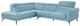 Homelegance® Giselle 2-Piece Blue Right-Arm Facing Sectional and Chaise-0