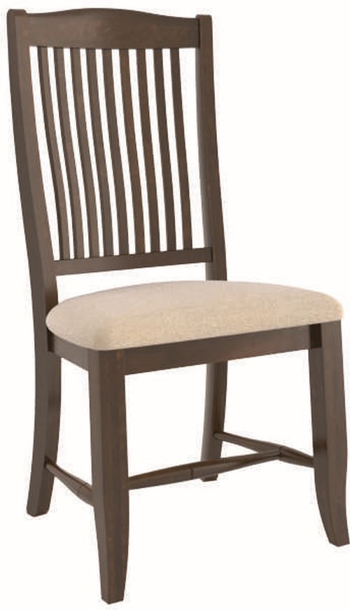 Canadel® Canadel Cognac Washed Upholstered Side Chair-0