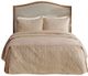 Olliix by Madison Park 3 Piece Khaki King Quebec Fitted Bedspread Set-0