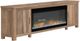 International Furniture Direct Natural Parota Brown 2-Door TV Stand-0