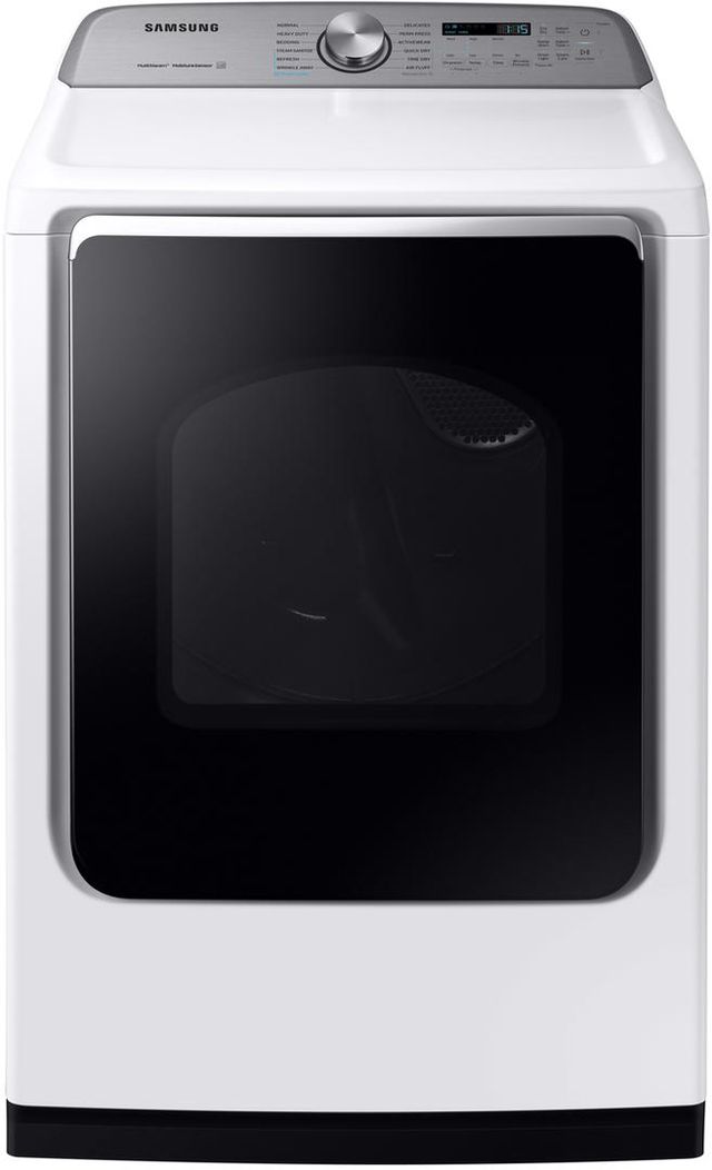Samsung 7.4 Cu. Ft. White Front Load Gas Dryer-0