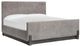 Magnussen Home® Kinsley Black Heron/Oslo Pewter Upholstered King Panel Bed-0