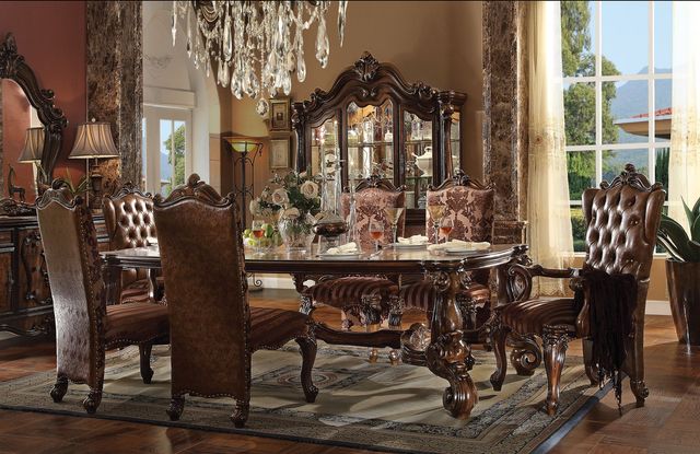 ACME Furniture Versailles Light Brown Dining Arm Chair-1