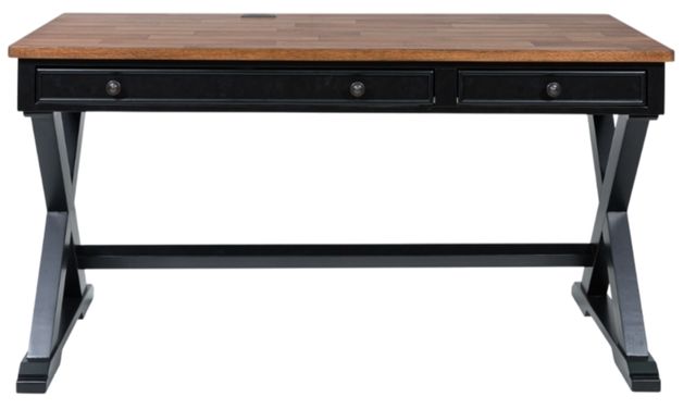 Signature Design by Ashley® Wildenauer Black/Brown Office Desk-1