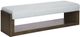 Vanguard® Furniture Michael Weiss Connolly Iggy Cloud/Havana Shagreen Bench-0