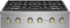 Monogram® Statement Collection 36" Stainless Steel Natural Gas Rangetop