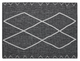 Olliix by Madison Park Darya Grey/White 5x7' Moroccan Indoor/Outdoor Rug-0