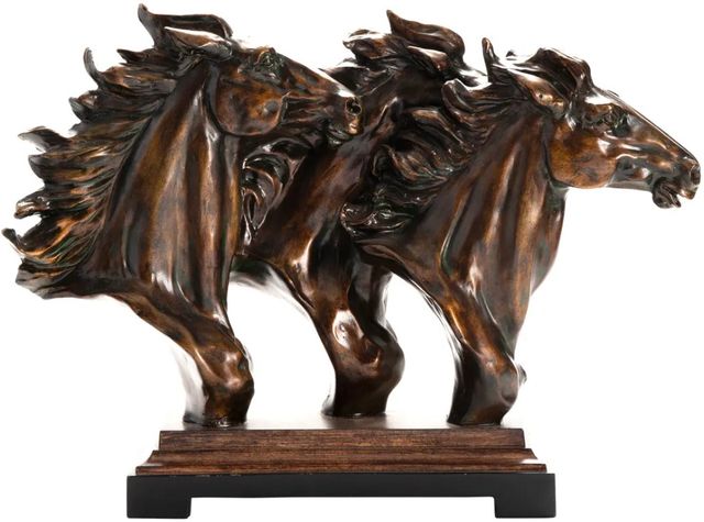 Crestview Collection Running Free Bronze Statues-1