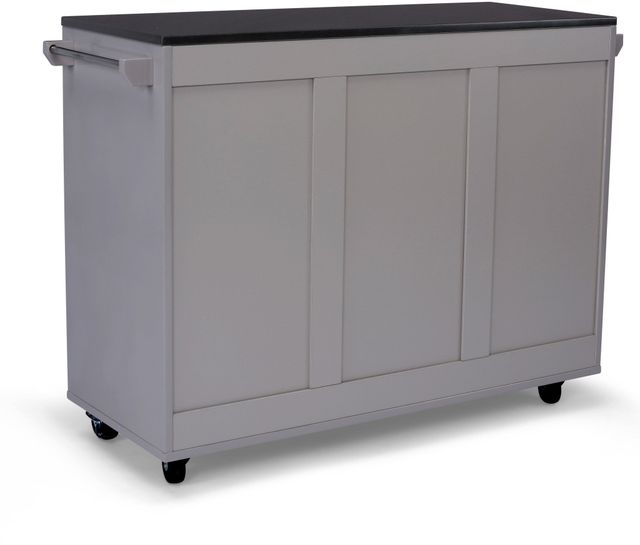 homestyles® Linear Black/Gray Kitchen Cart-1