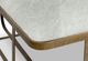 Bassett® Furniture BenchMade Atticus White Top Cocktail Table with Brass Base-4