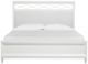 Magnussen Home® Springhouse Whisper White Queen Panel Bed with Upholstered Headboard-2
