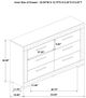 Coaster® Ives 5-Piece Gray High Gloss Queen Panel Bedroom Set-4