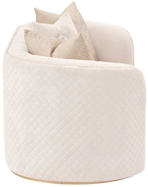Michael Amini® Ariana Beige Loveseat-3