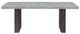 Global Furniture USA D2410 Gray Dining Table with Dark Brown Base-1