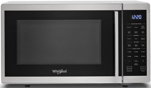 Whirlpool® 0.9 Cu. Ft. Heritage Stainless Steel Countertop Microwave-0