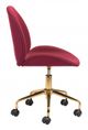 Zuo® Miles Red Office Chair-2