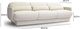 TOV Furniture Azalea Cream Sofa-2