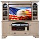 American Heartland Manufacturing Entertainment Center with S-Base-0