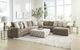 Albany Industries 4-Piece Haven Cocoa Sectional-1