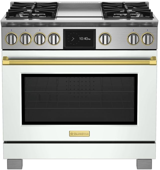 BlueStar® 36" Custom Pro Style Dual Fuel Range-0