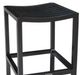 CabanaCoast® Customizable Mission Cast Aluminum Outdoor Backless Bar Stool-1