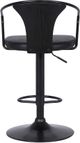 Armen Living Eagle Black Adjustable Bar Stool-4