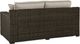 Signature Design by Ashley® Coastline Bay Brown Aluminum/Fabric/Resin Outdoor Loveseat with Cushion-3