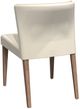 Bermex® Walnut Low-Back Upholstered Side Chair-1