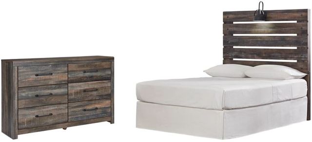 Signature Design by Ashley® Drystan 2-Piece Multi Full Panel Headboard Set-0